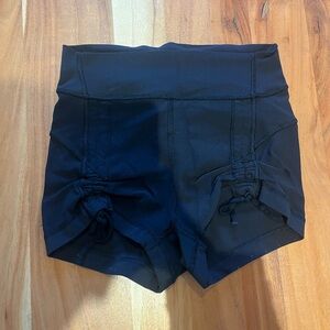 lululemon athletica Black High-Waist Shorts
